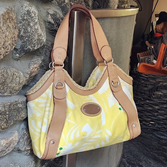 Tommy Hilfiger Yellow Floral Shoulder Bag - Picture 10 of 16
